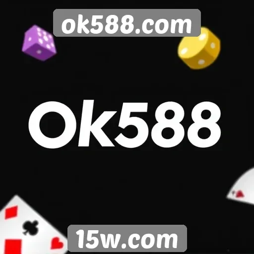 Variedade de jogos disponíveis em ok588.com